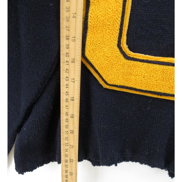 VINTAGE Detroit Knitting Sweater Wool Varsity Letterman Cheerleader School 50s - Picture 5 of 11